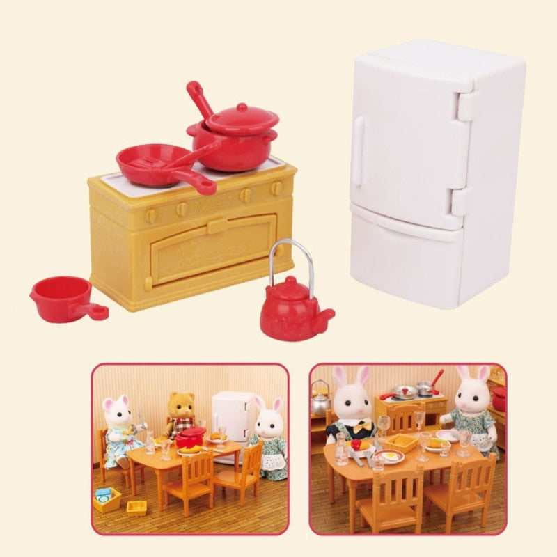 Miniature Furniture Toys Set