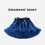 Solid Fluffy Tulle Tutu Skirt