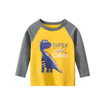 Cartoon Dinosaur Long Sleeve T Shirt