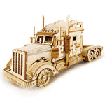 3D Wooden Puzzle Train Model