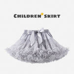 Solid Fluffy Tulle Tutu Skirt