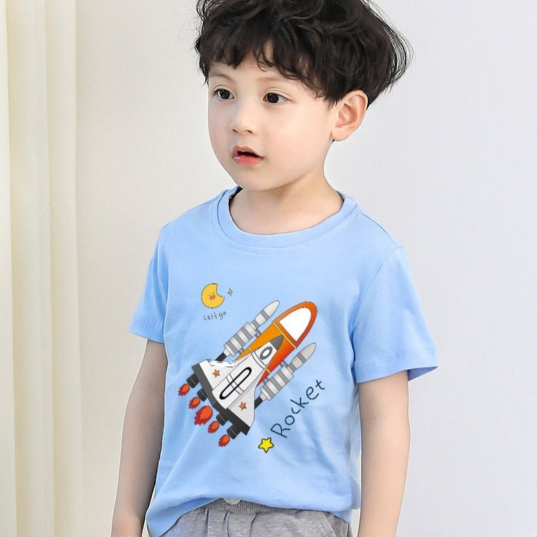 Cartoon Rocket T-Shirt