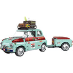 Tourist Picnic Car Trailer Building Block Set